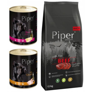 Dolina Noteci Piper Karma Wołowina 12 kg + GRATIS