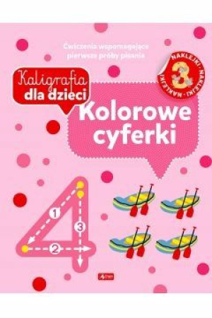Kaligrafia dla dzieci Kolorowe cyferki DRAGON