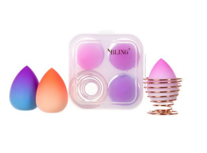 Beauty Blender Box Ombre – Zestaw gąbek do makijażu 3szt.+ stojak na gąbki