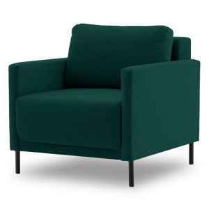 Fotel LAYA 70 wygodny fotel do salonu TRINITY 28 odcienie zieleni