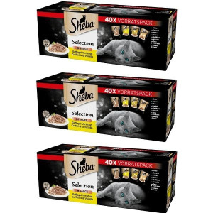 SHEBA Selection w sosie saszetka 120x85g drobiowe
