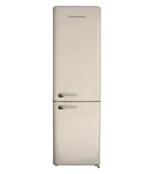 RAVANSON Lodówka Retro LKK-250RC kremowy 186L