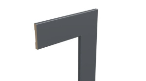 Opaska drzwi MDF 6cm, listwy wykończeniowe grafit / antracyt