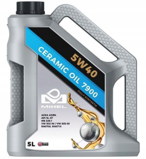 Olej Ceramiczny Mihel Ceramic Oil 7900 5w40 5l