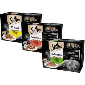 Sheba Karma dla kotów mix smaków 36x 85g