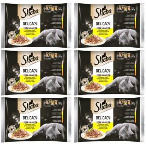 Sheba Delicacy Smaki Drobiowe Galaretka 24x 85g