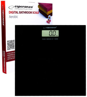 Elektroniczna Waga Łazienkowa Szklana 180kg Lcd