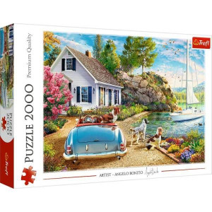 PUZZLE 2000 Wakacyjna przystań 27124 Trefl