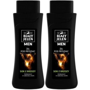 Biały Jeleń Men Żel Prysznic Sok z brzozy 2x 300ml