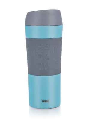 Kubek termiczny MATTY 400 ml, niebieski