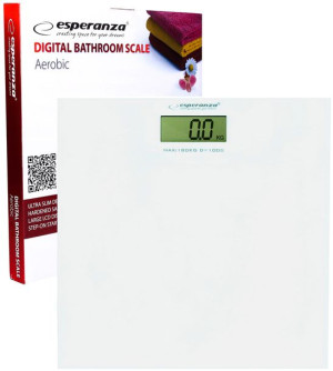 Elektroniczna Waga Łazienkowa Szklana 180kg Lcd