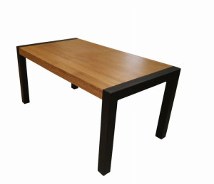 Stół PARMA I z drewna dębowego loft rozkładany 130 - 330 cm