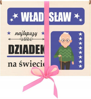 PREZENT na Dzień Babci i Dziadka Merci IMIĘ