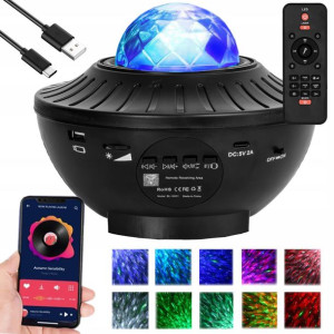 Projektor Gwiazd Star Led Lampka Nocna Na Prezent