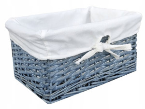 Koszyk Kosz Wiklinowy Koszyczek Pojemnik 30x20x15