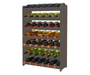 Regał Stojak na wino RW-16 42 butelki - Szary