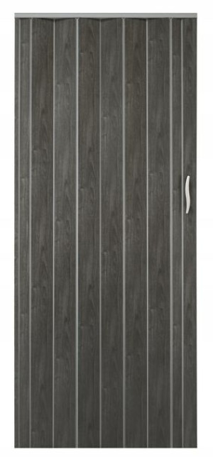 Drzwi Harmonijkowe Przesuwne Dąb Grafit 001p 100cm