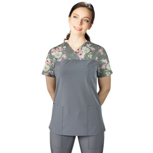 Bluza medyczna elastyczna BLOOM FIT W1 roz XL