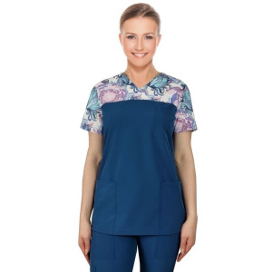 Bluza medyczna elastyczna BLOOM FIT W4 roz XXL