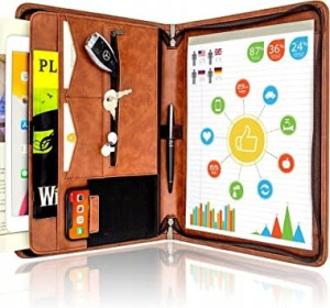 STYLIO Teczka organizer, imitacja skóry A4
