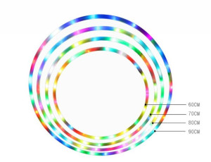 Świecące Hula Hop LED, 60 cm