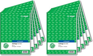 Zeszyt Zamówień Sigel A525 10 Sztuk Format A5