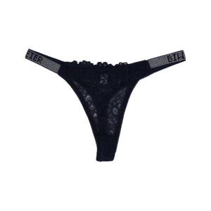 Stringi Damskie Z Cyrkoniami 1 Szt. 2101 Granatowy M/l