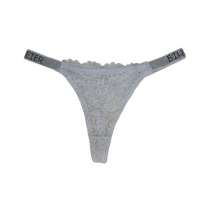 Stringi Damskie Z Cyrkoniami 1 Szt. 2101 Biały Xl/xxl