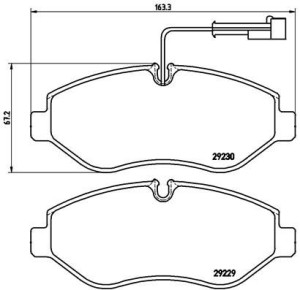 Klocki hamulcowe BREMBO P56066 D1060MB600