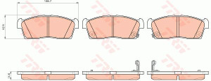 Klocki hamulcowe TRW GDB1940 1606225680