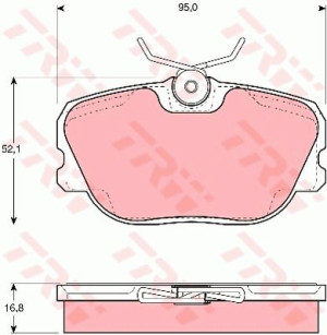 Klocki hamulcowe TRW GDB460 21068168