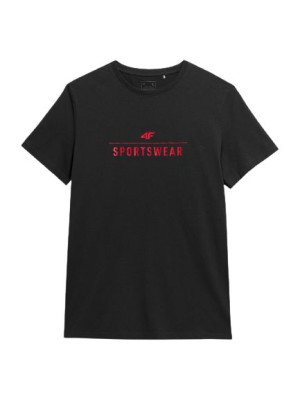 T-shirt męski 4F czarny 4fSS23-TTSHM539
