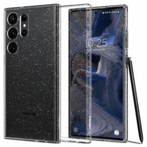 Etui do Galaxy S23 Ultra, Spigen Clear Brokat Case