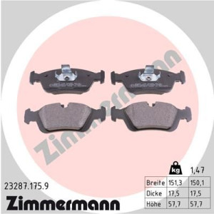 Klocki hamulcowe ZIMMERMANN 23287.175.9 21643178