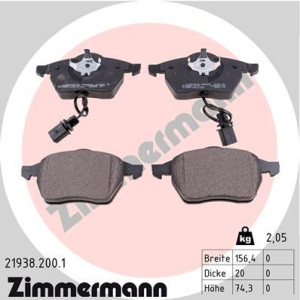 Klocki hamulcowe ZIMMERMANN 21938.200.1 21938203