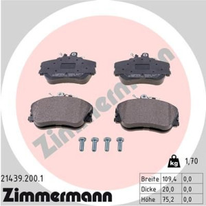 Klocki hamulcowe ZIMMERMANN 21439.200.1 21439203