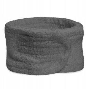 Opaska Kosmetyczna Do Zabiegów 7x69cm Frotte Szary