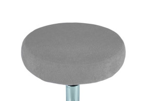 Pokrowiec Na Taboret Frotte Szary 30-40cm