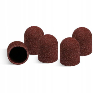 Nakładka Ścierna Kapturki Frez 13mm #80 10 Szt. + Nośnik