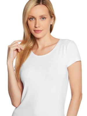 T-shirt damski 4F biały H4Z22 TSD353