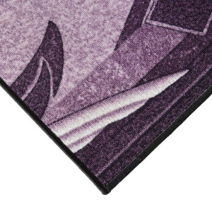 Chodnik VLNY Fioletowy Z Eleganckim Wzorem Podgumowany 70x200cm