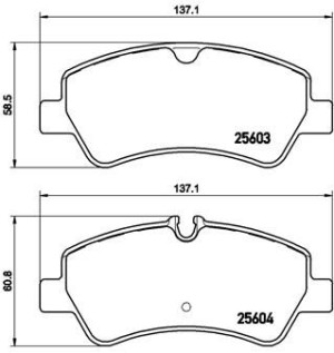 Klocki hamulcowe BREMBO P24160 1763916