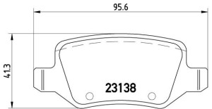 Klocki hamulcowe BREMBO P50090 1694200420