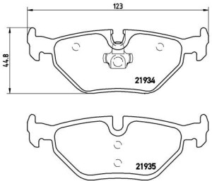 Klocki hamulcowe BREMBO P71006 5058110