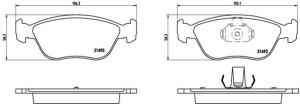 Klocki hamulcowe BREMBO P86024 272343
