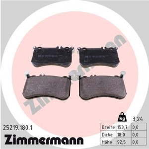 Klocki hamulcowe ZIMMERMANN 25219.180.1 64200520