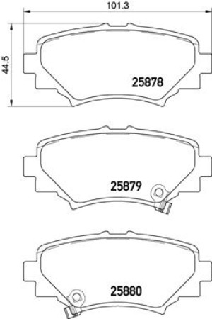 Klocki hamulcowe BREMBO P49049 B4Y02648ZA