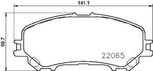 Klocki hamulcowe BREMBO P56100 D10604BA0A