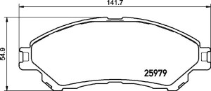 Klocki hamulcowe BREMBO P79032 5581061M00