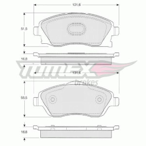 Klocki hamulcowe TOMEX 1299 23225170